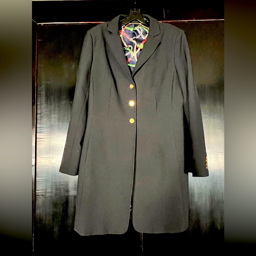 NVSCO Navy Long Blazer